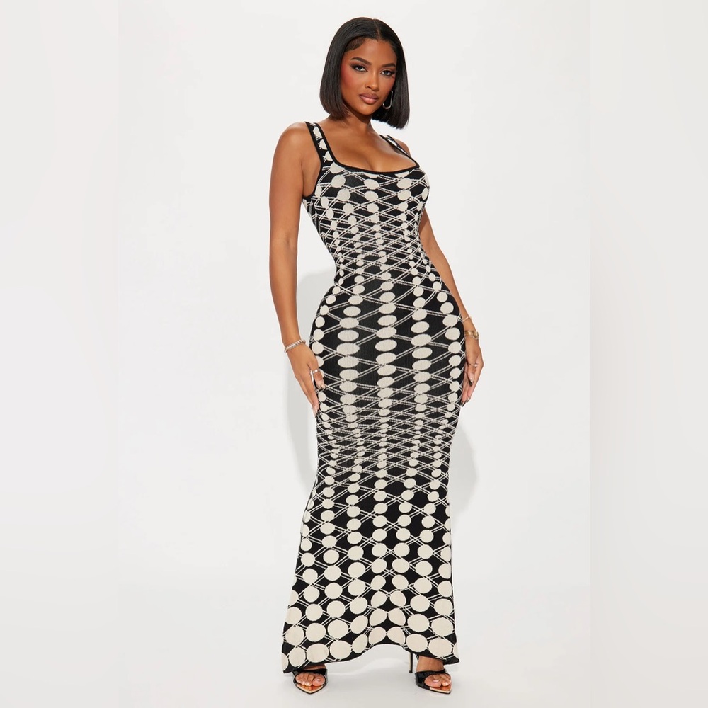 Fashion Nova Sabrina Sweater Maxi Dress